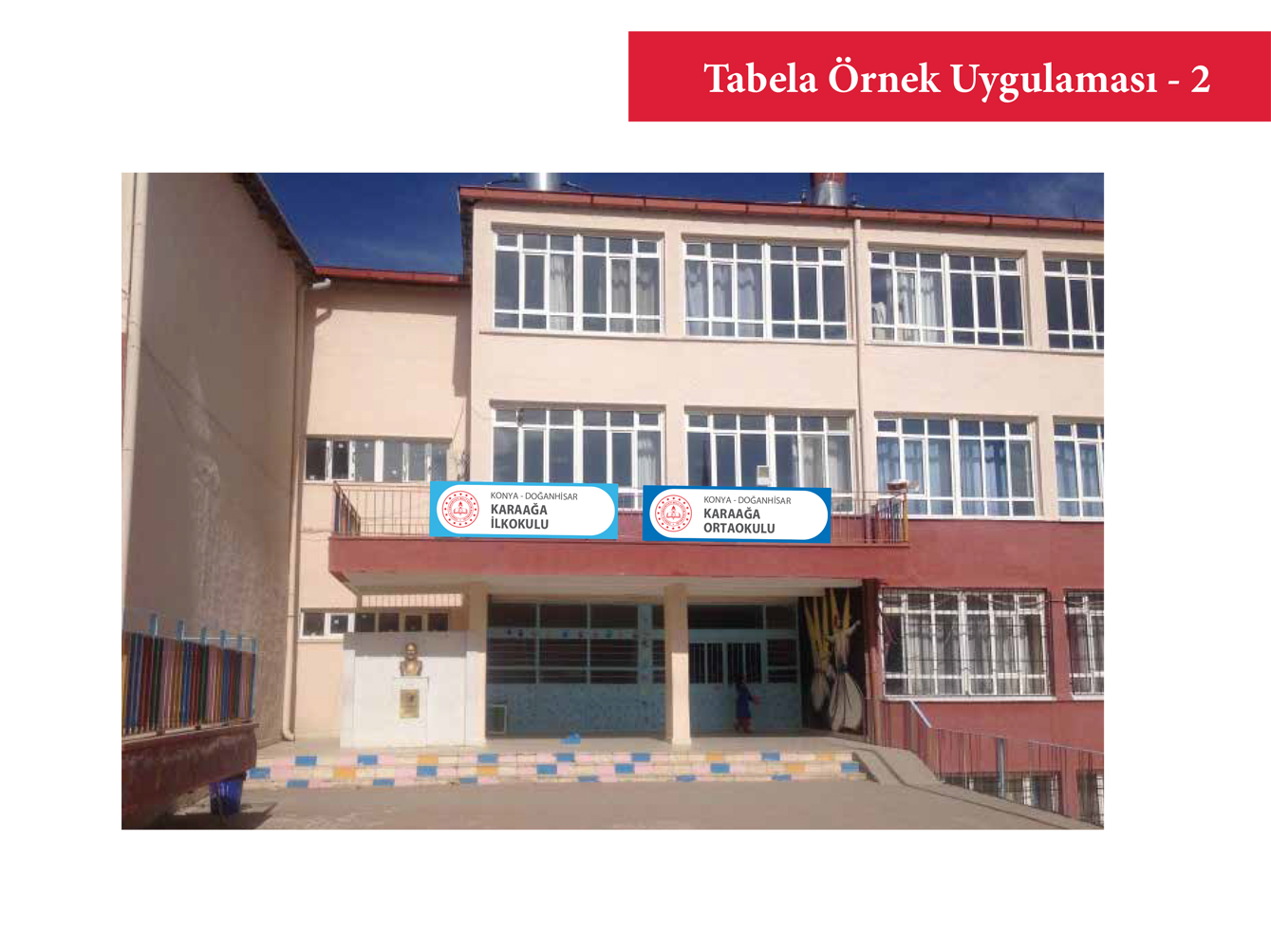Güzelyalı Orta Okul Tabelası