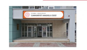 Küçükyalı Güzel Sanatlar Lisesi Tabelası