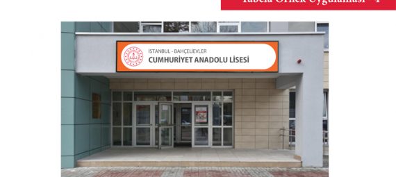 Soğanlık Kız Lisesi Tabelası